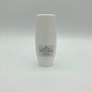 Die flache, weiße Polypropylen-Tube hat einen weißen, nach Saunaaufguß duftenden, cremigen Inhalt von 50ml.