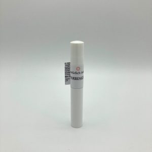 Die weiße 10ml-HDPE-LDPE-Flasche mit Spritzeinsatz enthält ein gelbbraunes Gel.